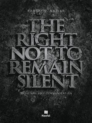 cover image of The Right not to Remain Silent